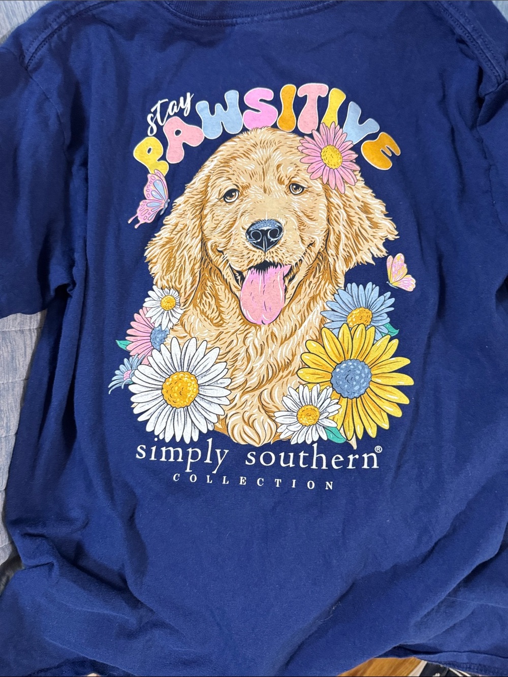 Simply Southern Navy Blue T-Shirt with Tag